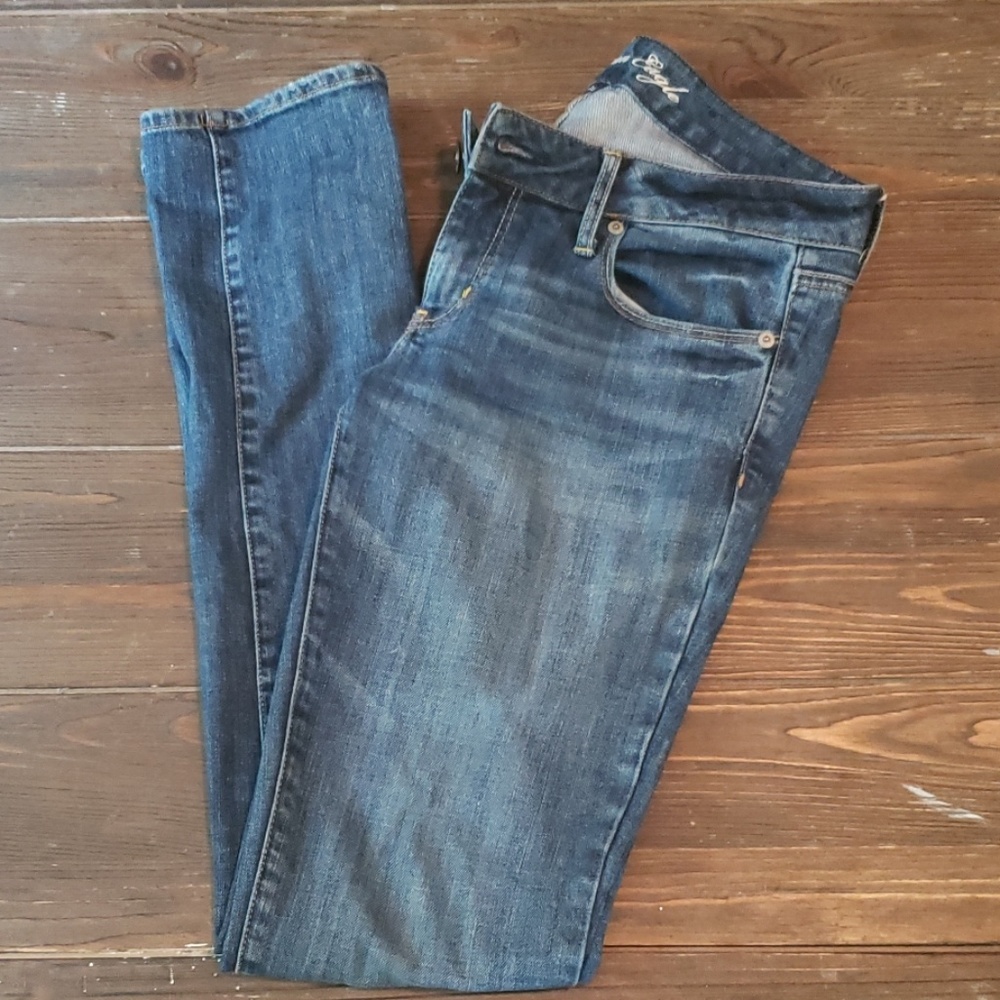 American Eagle Stretch Skinny size 8 Long
